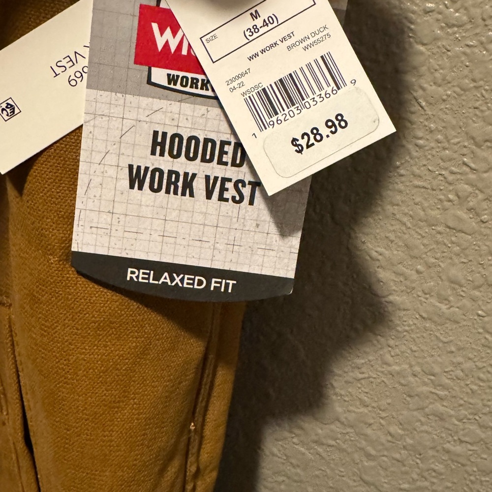 Wrangler Workwear Vest - Picture 5 of 6